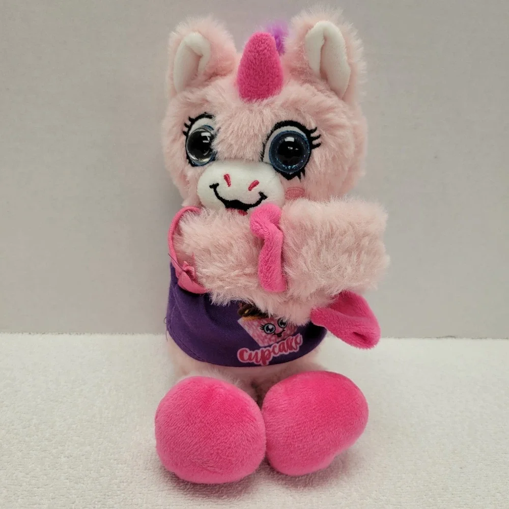 KIPP Brothers Pink Unicorn Select‎ Cupcake Wrap Around plush